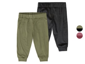 lupilu® Baby Jogginghosen, 2 Stück, mit flauschiger Innenseite