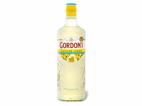 Bild 1 von GORDON'S Sicilian Lemon Distilled Gin 37,5% Vol
