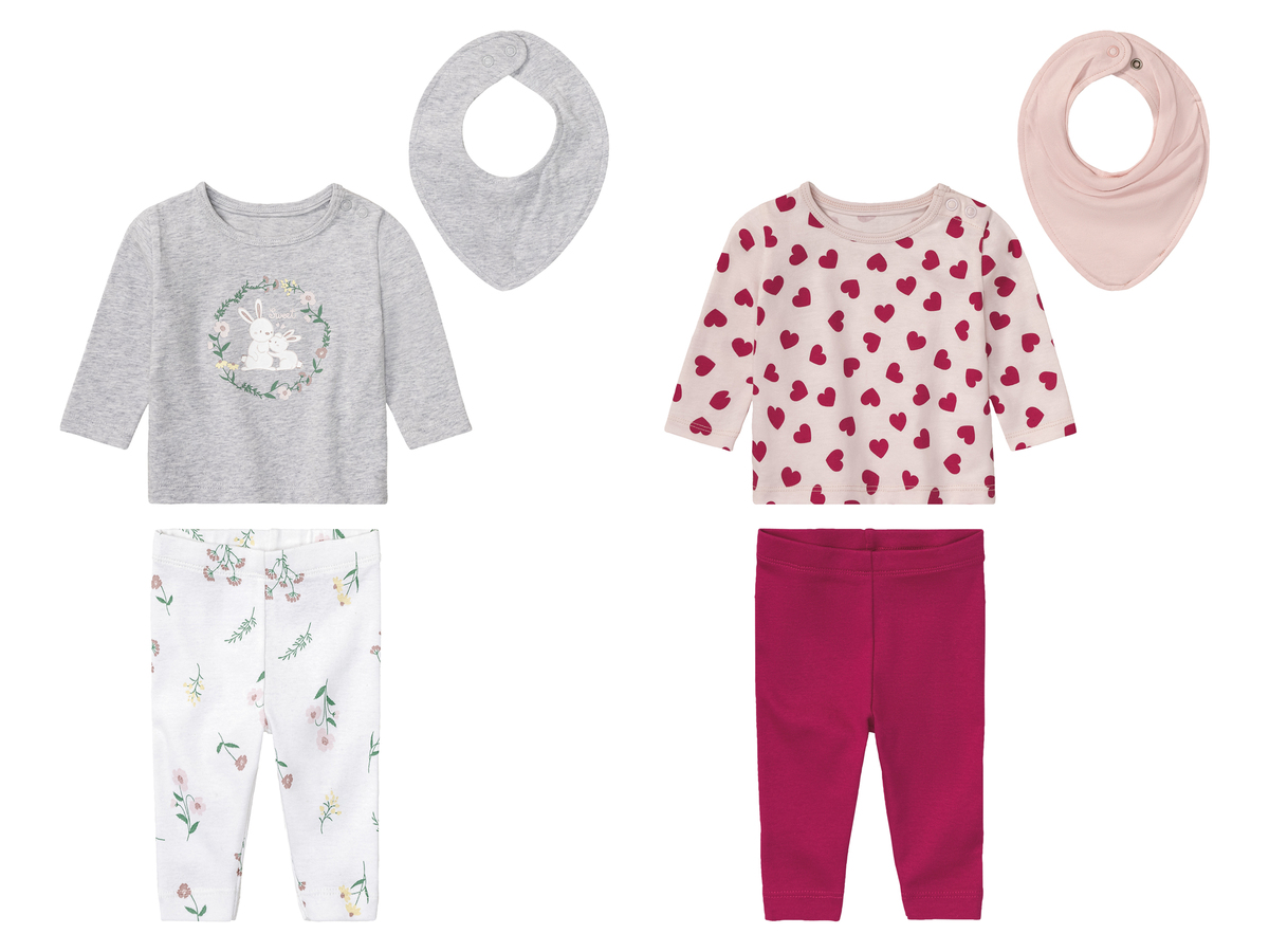 Bild 1 von lupilu® Baby Set, 3-teilig, aus reiner Bio-Baumwolle