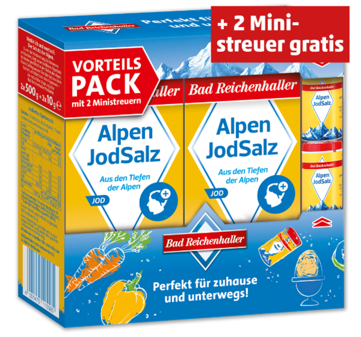 Bild 1 von BAD REICHENHALLER Alpen Jod Salz*