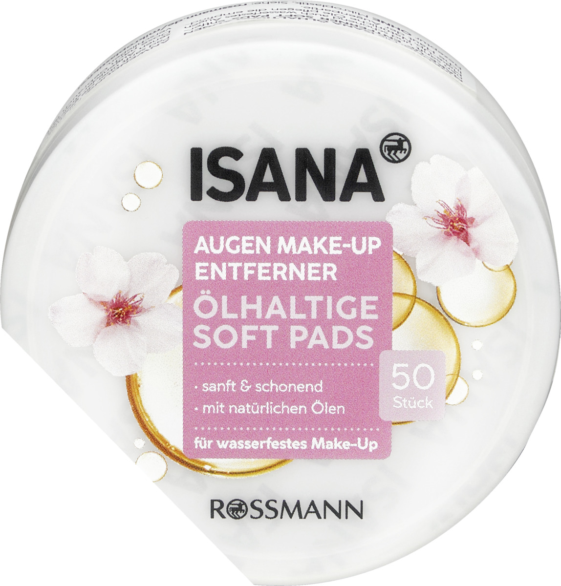 Bild 1 von ISANA Augen Make-Up Entferner Soft Pads ölhaltig