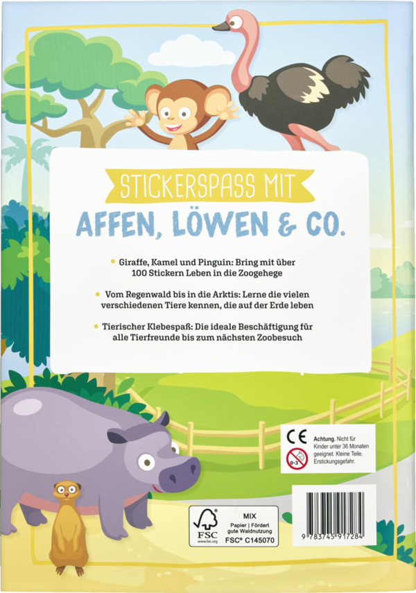 Bild 2 von IDEENWELT Super Duper Stickerspaß "Besuch im Zoo"