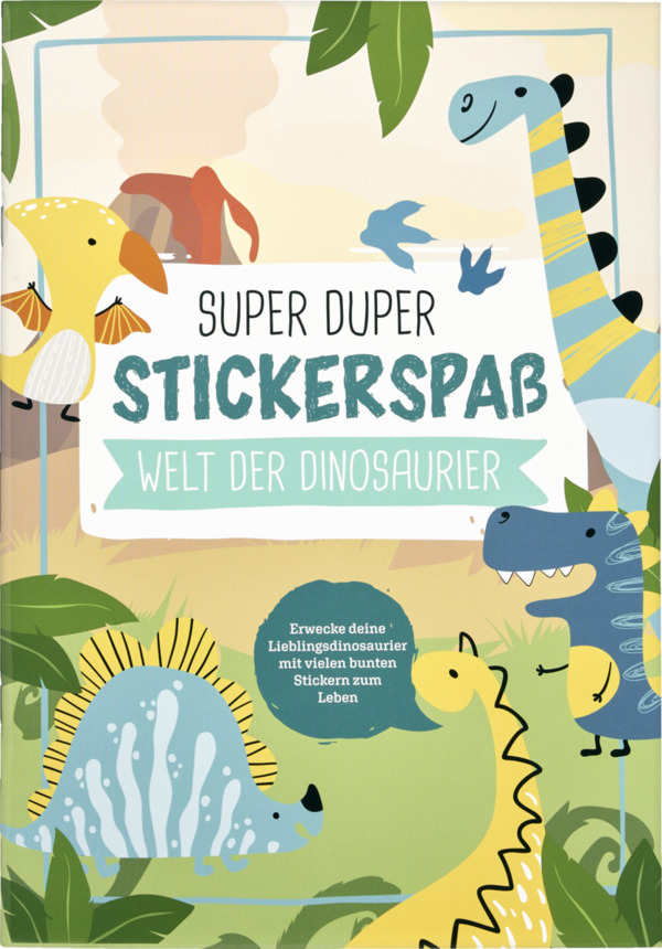 Bild 1 von IDEENWELT Super Duper Stickerspaß "Welt der Dinosaurier"