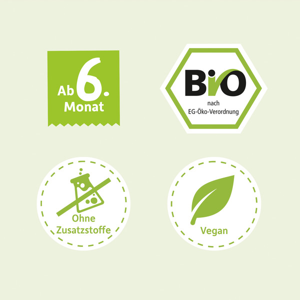 Bild 2 von Freche Freunde Bio Baby Freche Freunde Abendbrei Apfel, Blaubeere mit Hafer 120g