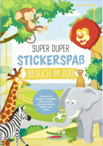 IDEENWELT Super Duper Stickerspaß "Besuch im Zoo"