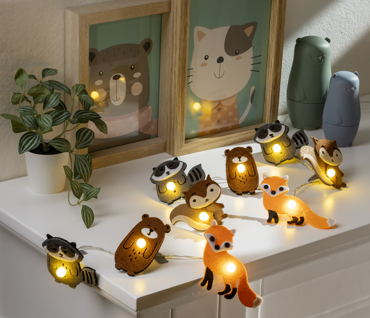 Bild 3 von IDEENWELT LED-Lichterkette Waldtiere