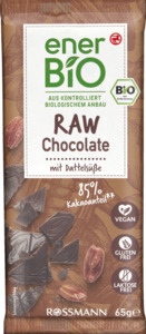enerBiO RAW Chocolate mit Dattelsüße 85% Kakaoanteil