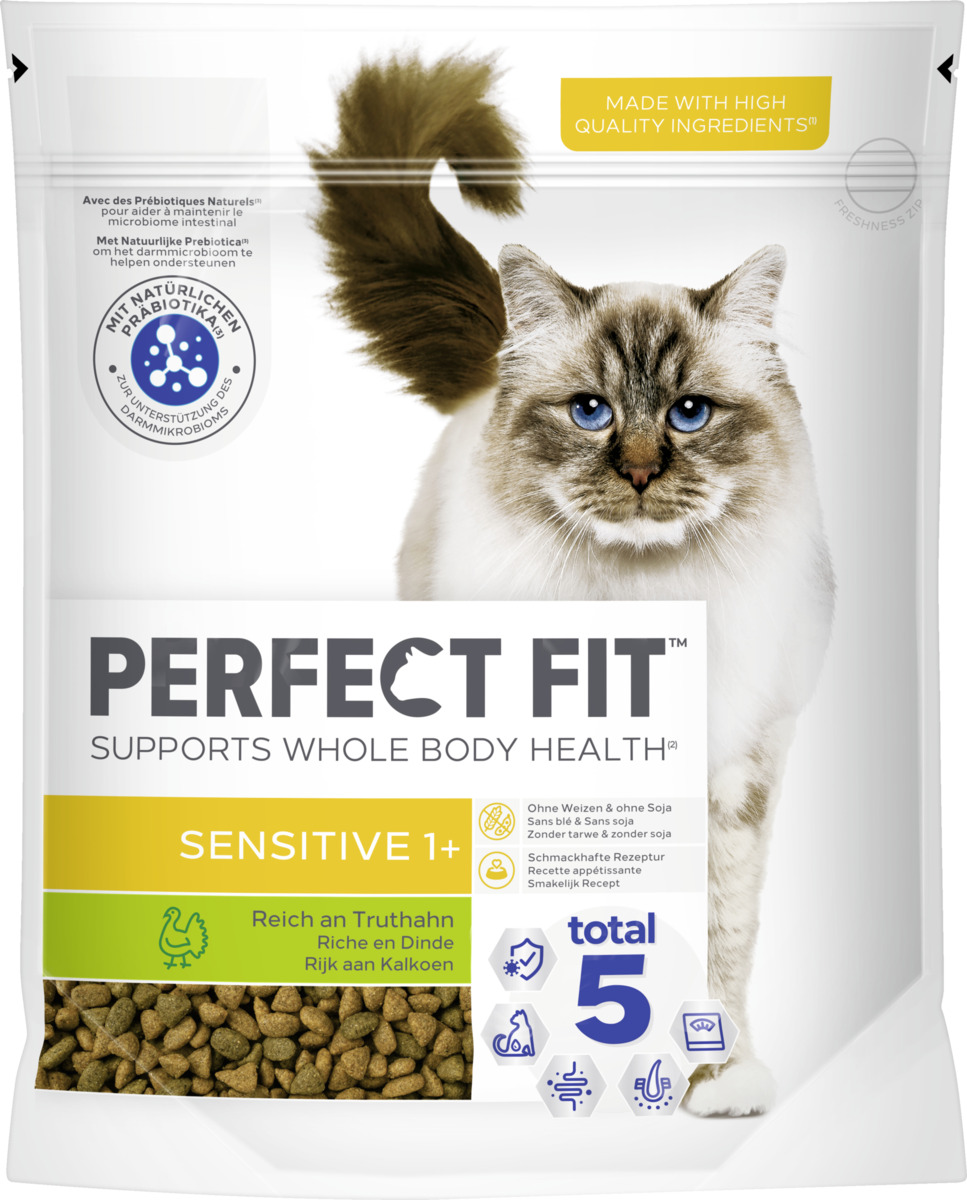 Bild 1 von Perfect Fit Katze Trockenfutter Sensitive 1+ mit Truthahn
