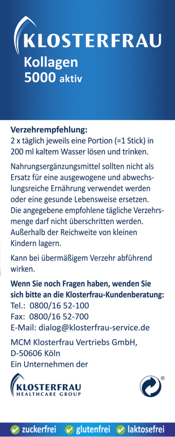 Bild 2 von Klosterfrau Kollagen 5000 aktiv Sticks