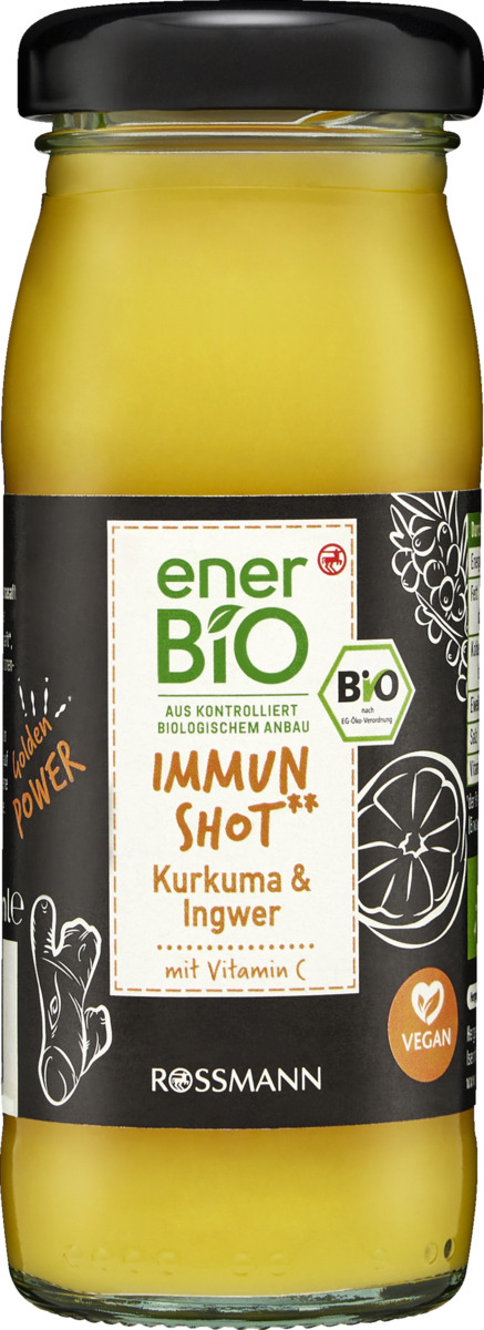 Bild 1 von enerBiO Immunshot** Kurkuma & Ingwer
