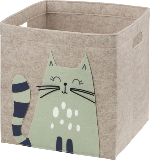 Bild 2 von IDEENWELT Kinderspielzeugbox 30x30x30 cm Katze