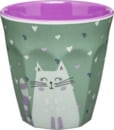 Bild 1 von IDEENWELT Melamin-Becher 250 ml Katze und Herzen