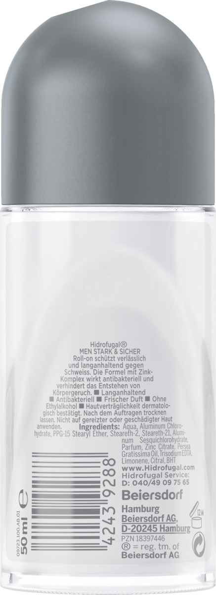 Bild 2 von Hidrofugal Men Stark & Sicher Anti-Transpirant Roll-on