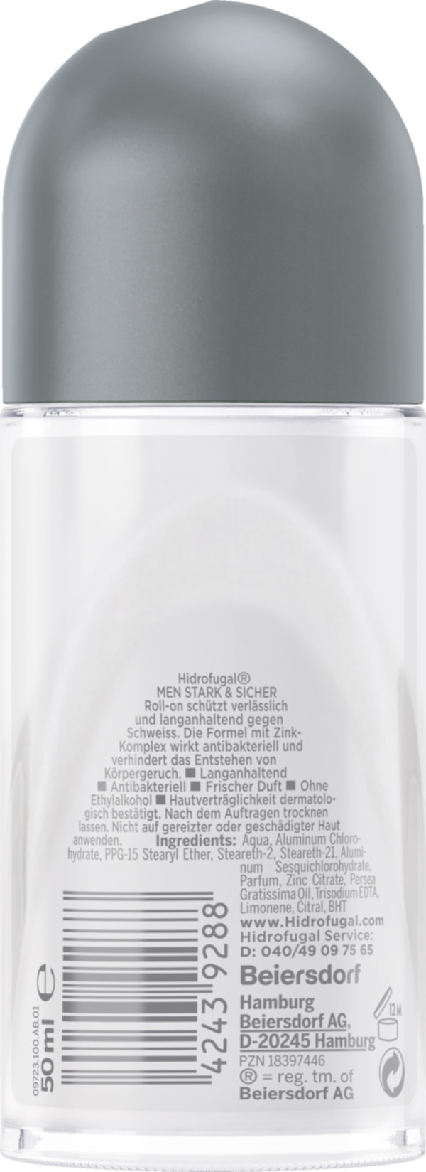 Bild 2 von Hidrofugal Men Stark & Sicher Anti-Transpirant Roll-on