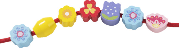 Bild 3 von IDEENWELT Fädelspiel Holzperlen