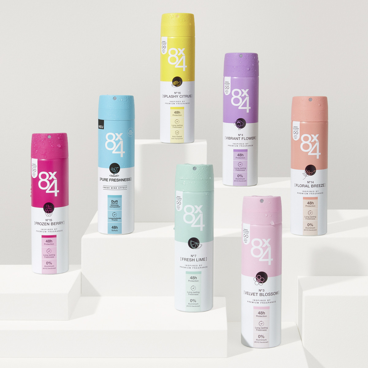 Bild 4 von 8x4 Deodorant Spray N°19 Pure Freshness