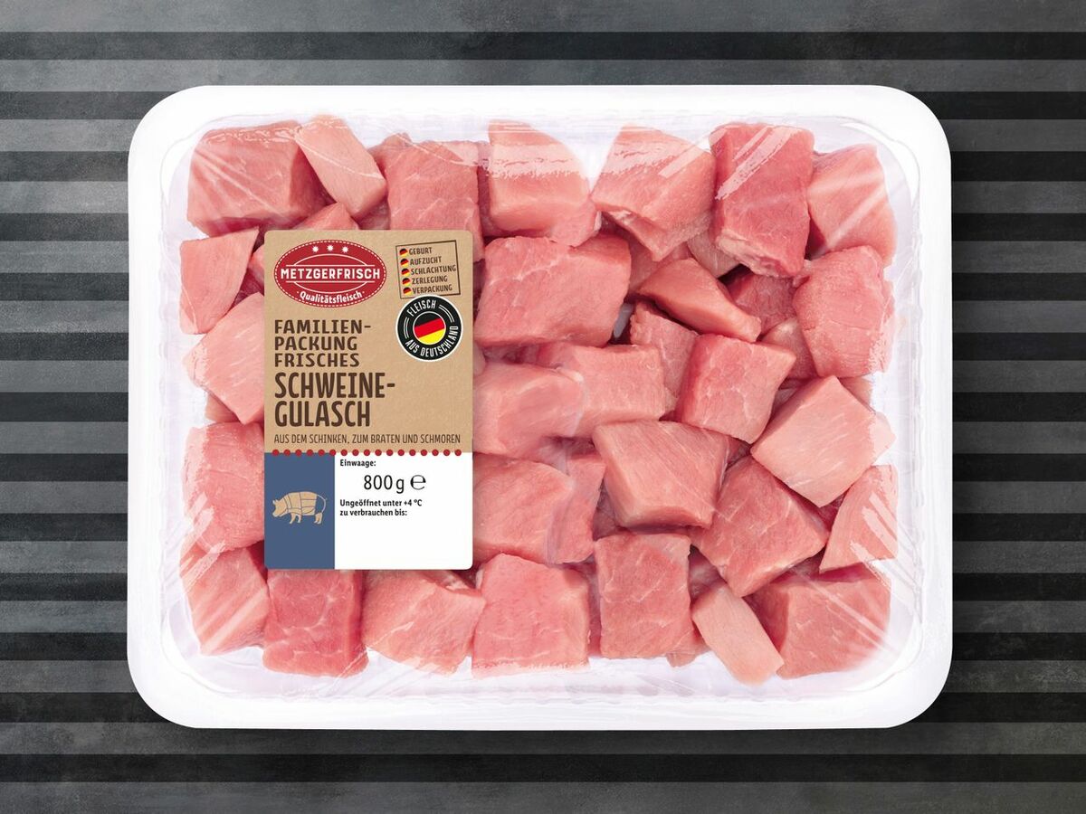 Bild 1 von Metzgerfrisch Frisches Schweine-Gulasch XXL