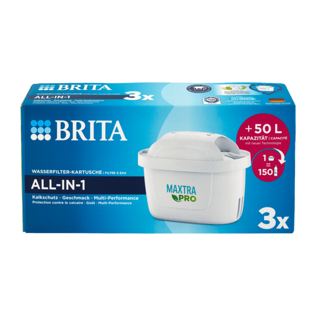 Bild 1 von BRITA Wasserfilter-Kartuschen MAXTRA PRO