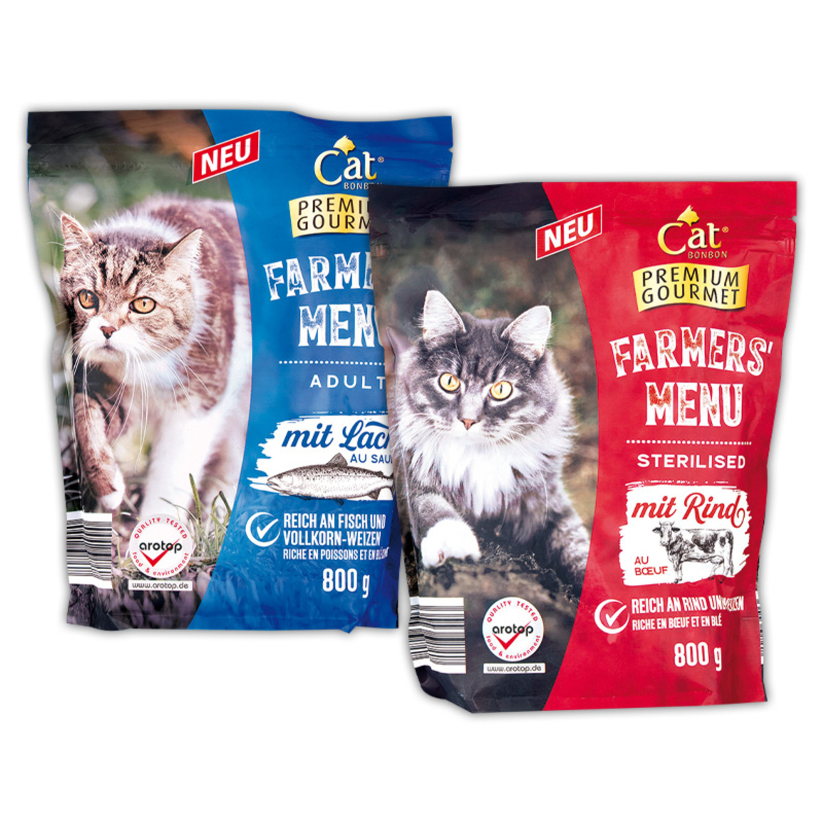 Bild 1 von Cat Bonbon Premium Gourmet Premium Farmers' Menu Trockenfutter