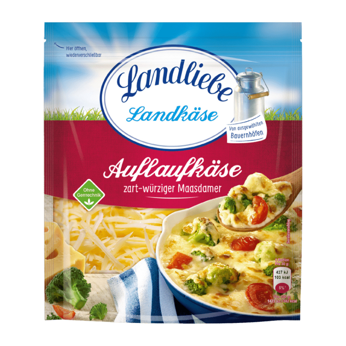 Bild 1 von LANDLIEBE Auflaufkäse