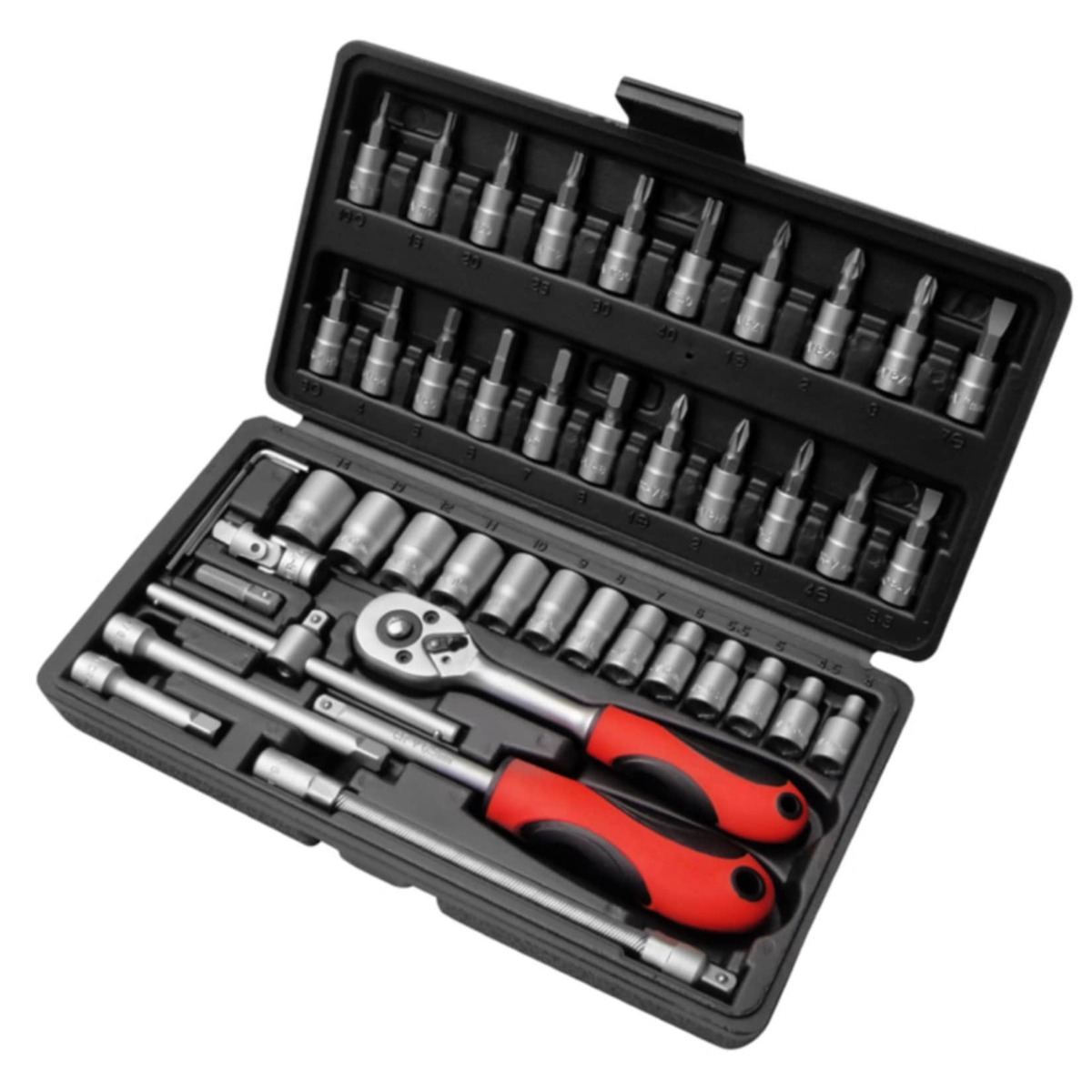 Bild 1 von StarQ Ratschen-u.Bitset 46-teilig