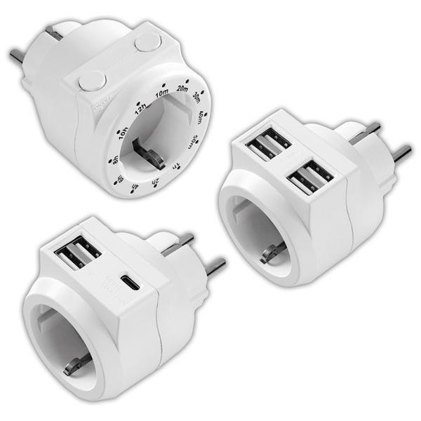 Bild 1 von Powertec Electric Steckdosenadapter