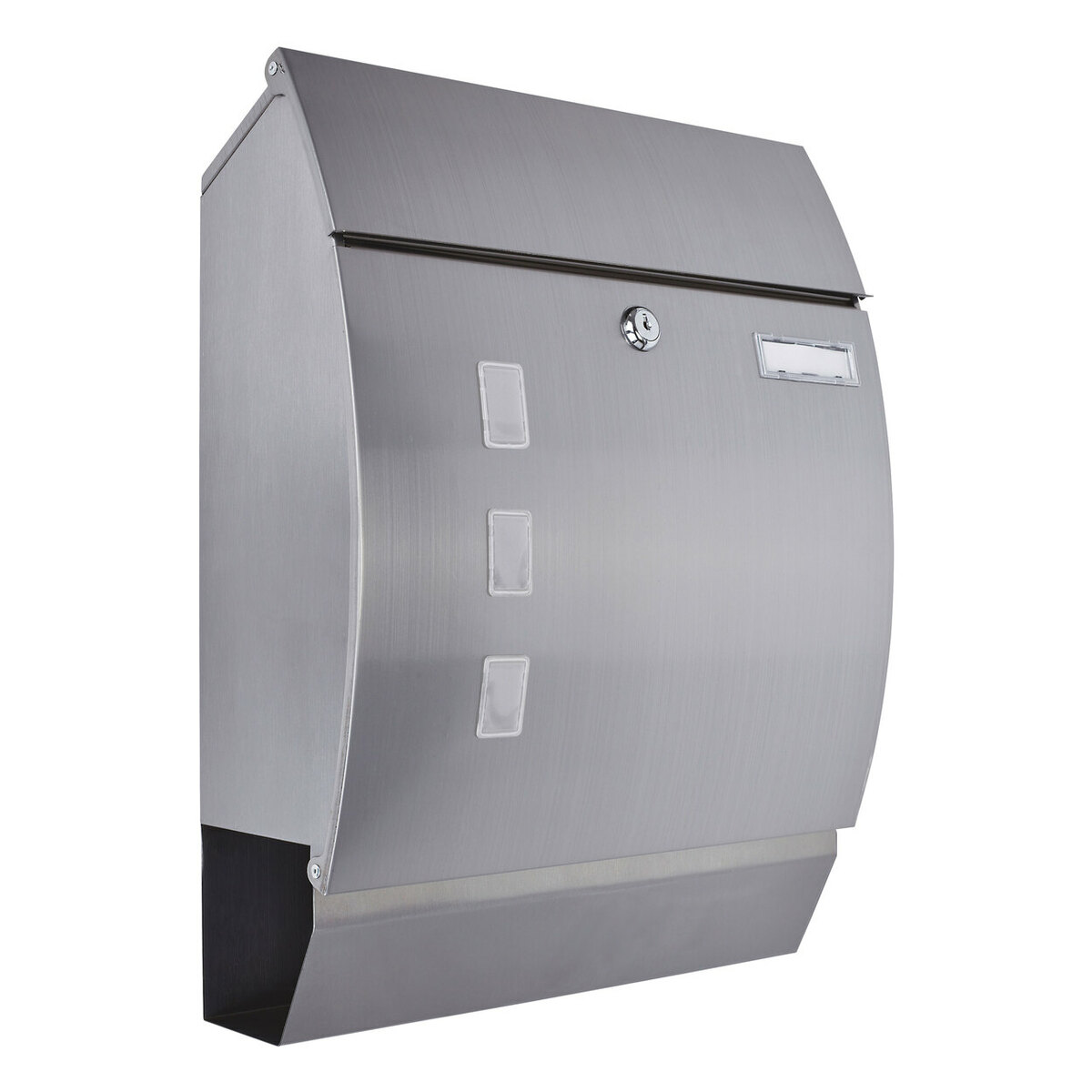 Bild 1 von WORKZONE 
                                            Edelstahl Briefkasten mit Zeitungsfach, Modell P