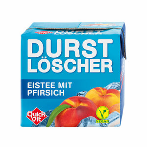 QuickVit Durstlöscher 0,5 L Eistee Pfirsich