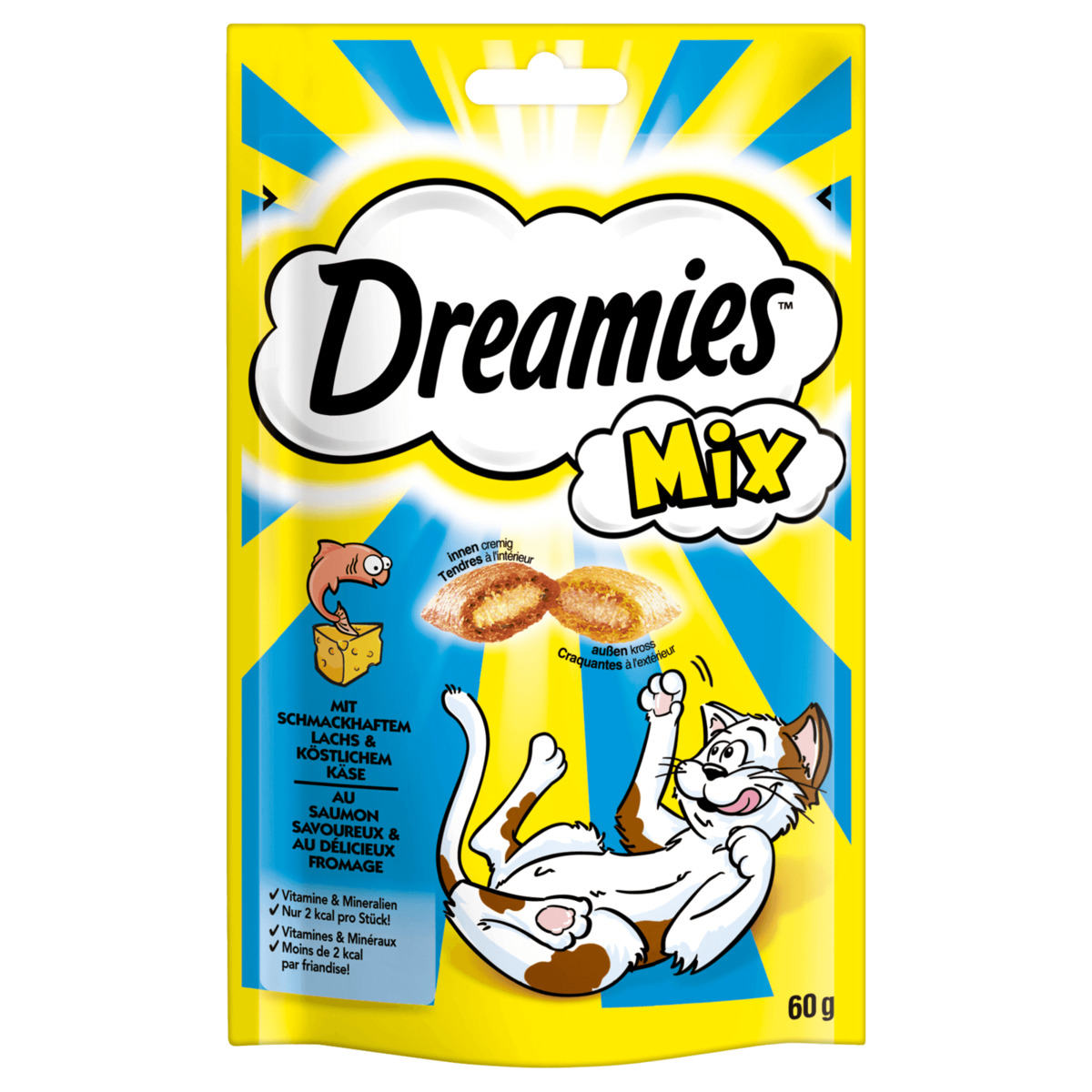 Bild 1 von Dreamies Mix mit Lachs & Käse 60g