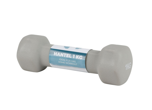 Bild 2 von 1kg Hantel Hellgrau