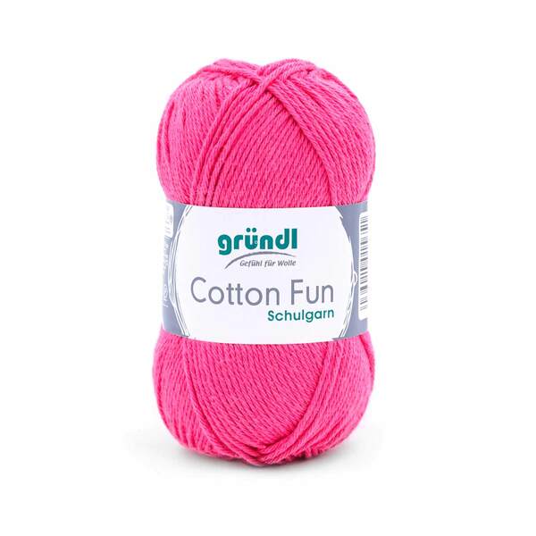 Bild 1 von Wolle "Cotton Fun" 50 g fuchsia