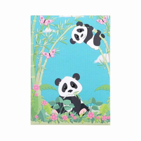 Bild 1 von Briefpapierset für Kinder mit Motiv "Panda" 10 Bögen inkl. Umschläge