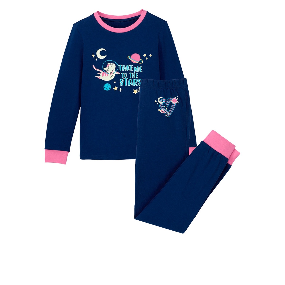 Bild 3 von ALIVE Kleinkinder Pyjama „Glow in the Dark“