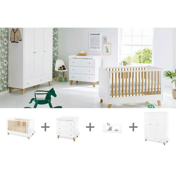 Bild 1 von XXXLutz BABYZIMMER Weiß, Eiche