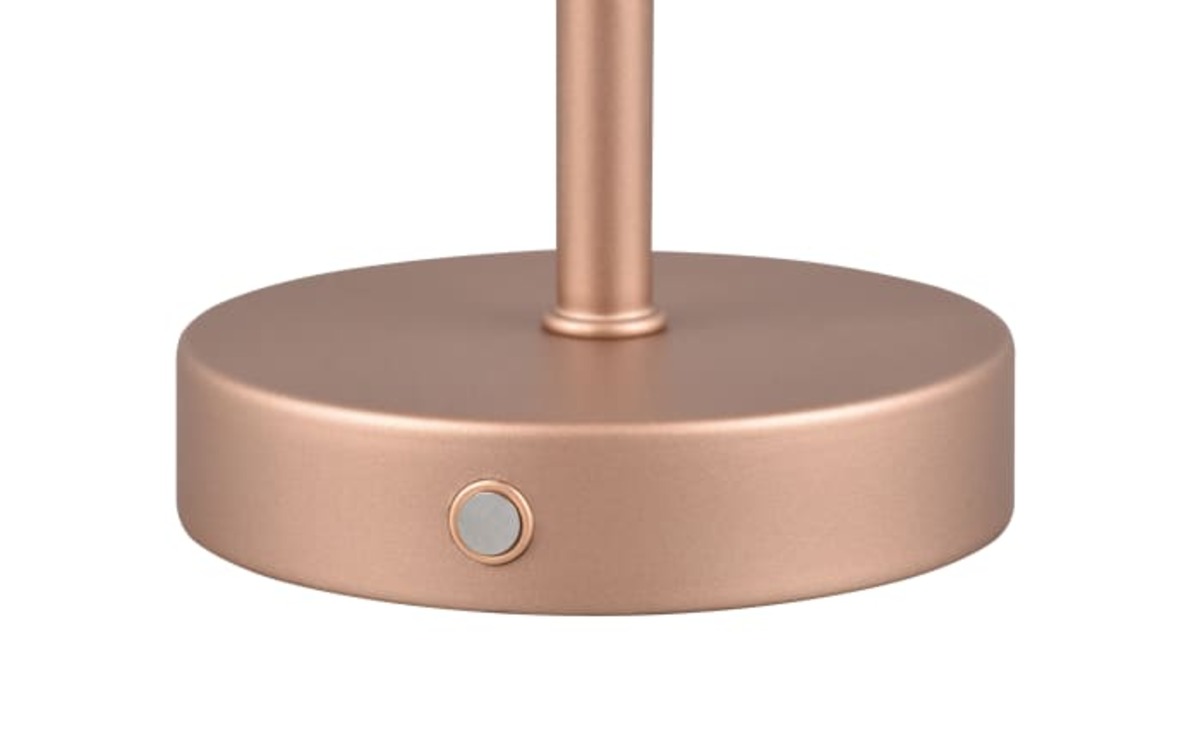 Bild 4 von LED- Akkutischleuchte Jeff, kupfer, 30 cm