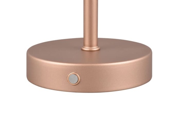 Bild 4 von LED- Akkutischleuchte Jeff, kupfer, 30 cm