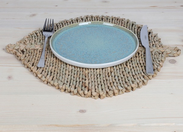 Bild 3 von Geflochtenes Platzset Leaf 41x37cm
