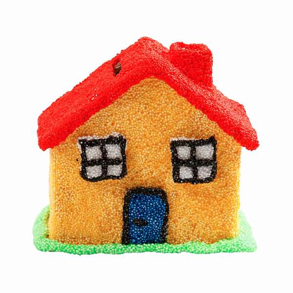 Bild 2 von Spardose Haus aus Holz 10,1 x 10 x 5,4 cm