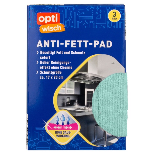 Bild 2 von OPTIWISCH Anti-Fett-Pads, 3er-Packung