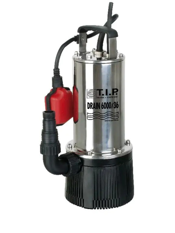 Bild 1 von T.I.P. Tauchdruckpumpe Drain 6000/36 max. Fördermenge: 6.000 l/h, 950 W