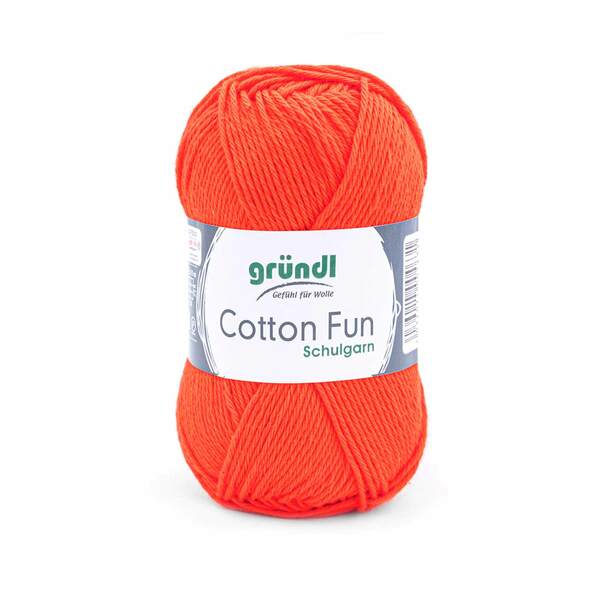 Bild 1 von Wolle "Cotton Fun" 50 g orange