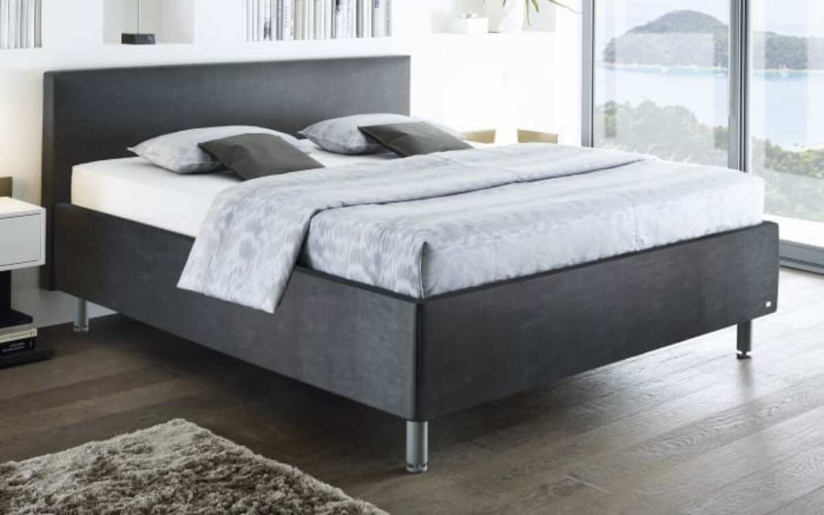 Bild 1 von RUF Betten - Polsterbett Casa, anthrazit, 180 x 200 cm, inkl. Bettkästen