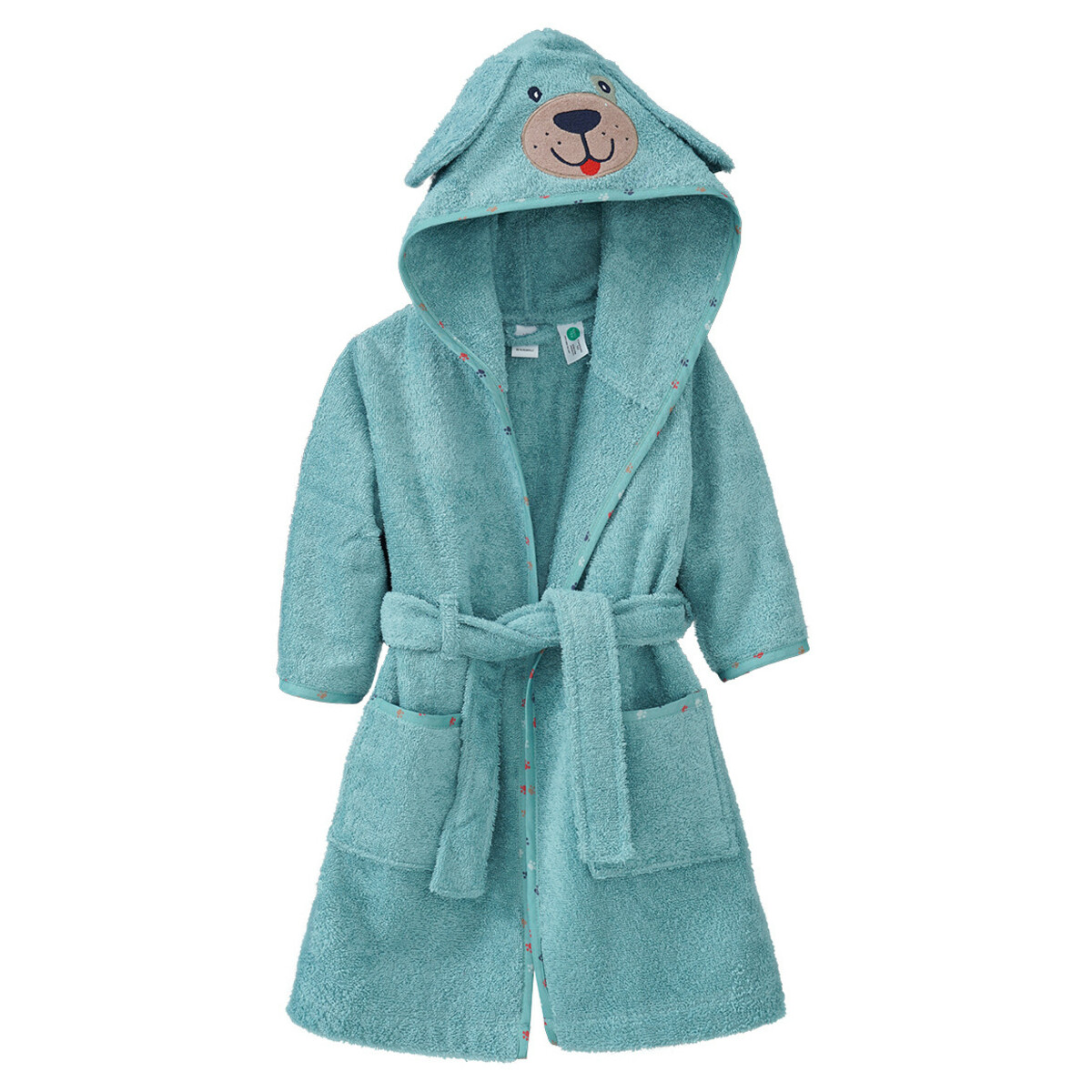 Bild 1 von Baby Bademantel mit Hunde-Applikation