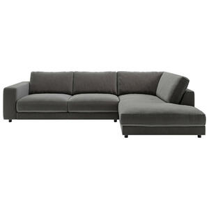 Pure Home Lifestyle ECKSOFA Dunkelgrau