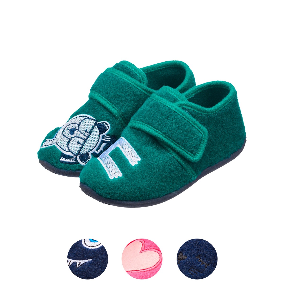 Bild 1 von IMPIDIMPI Kleinkinder Filz-Hausschuhe