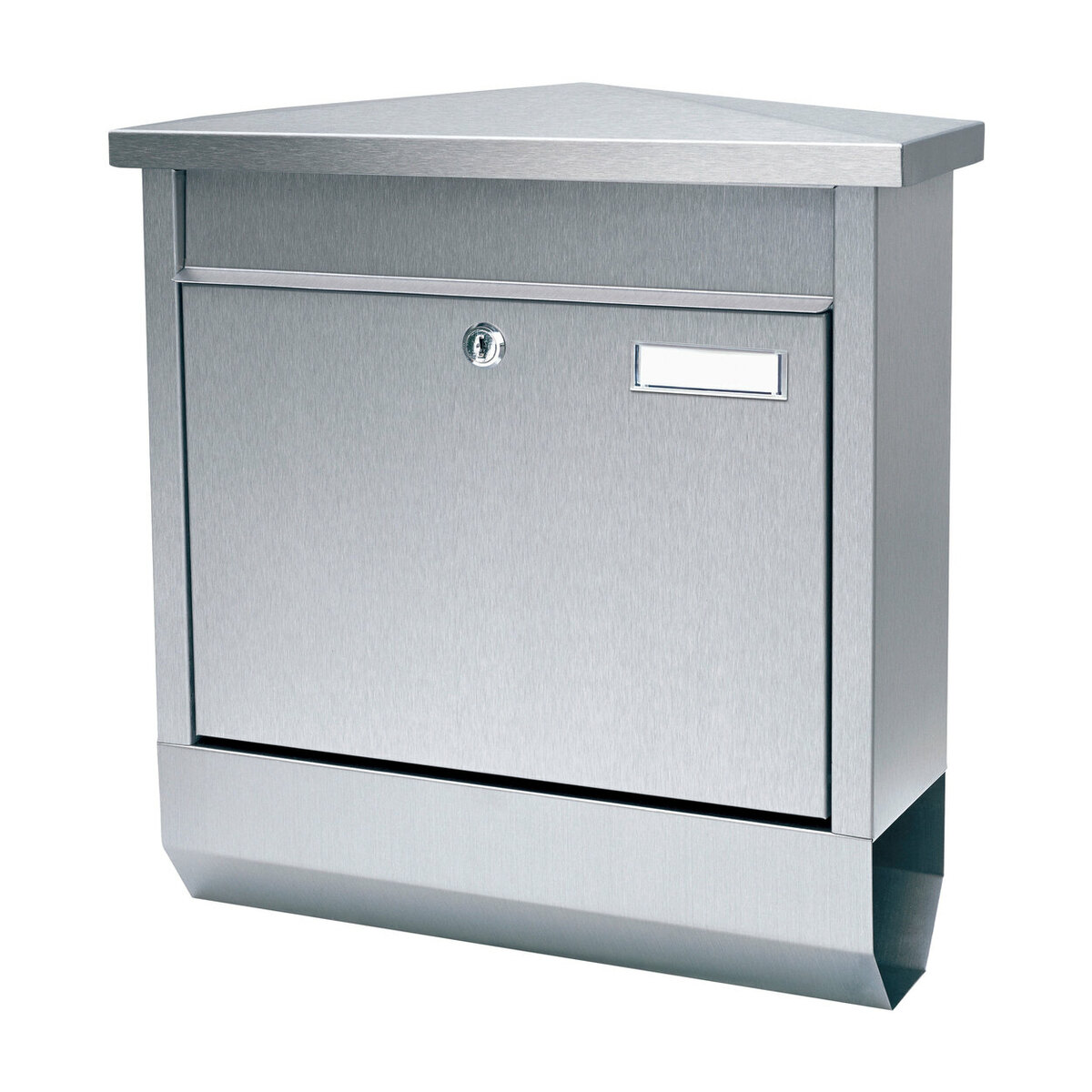 Bild 1 von WORKZONE 
                                            Edelstahl Briefkasten mit Zeitungsfach, Modell E