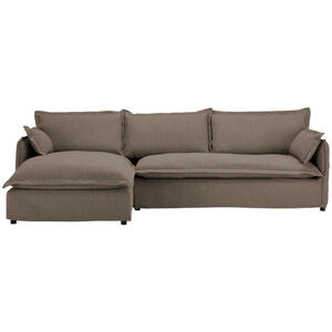 Livetastic ECKSOFA Braun