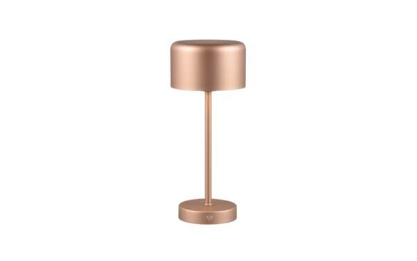 Bild 2 von LED- Akkutischleuchte Jeff, kupfer, 30 cm