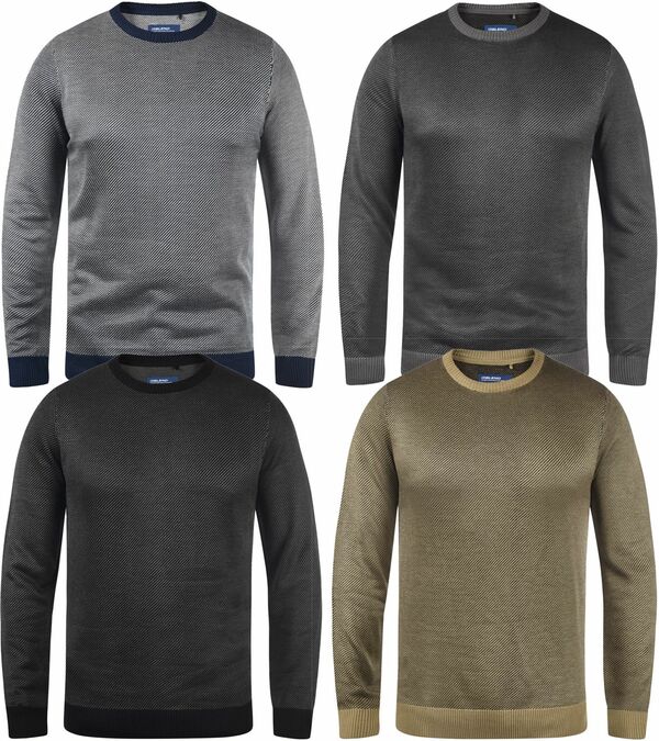 Bild 1 von BLEND Londres Herren Rundhals-Sweatshirt Feinstrick-Pullover 20712232 verschiedene Farben