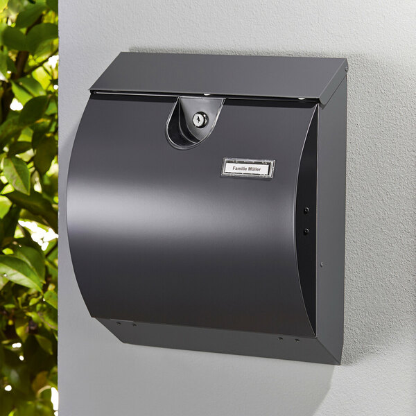 Bild 2 von WORKZONE 
                                            Edelstahl Briefkasten mit Zeitungsfach, Modell M